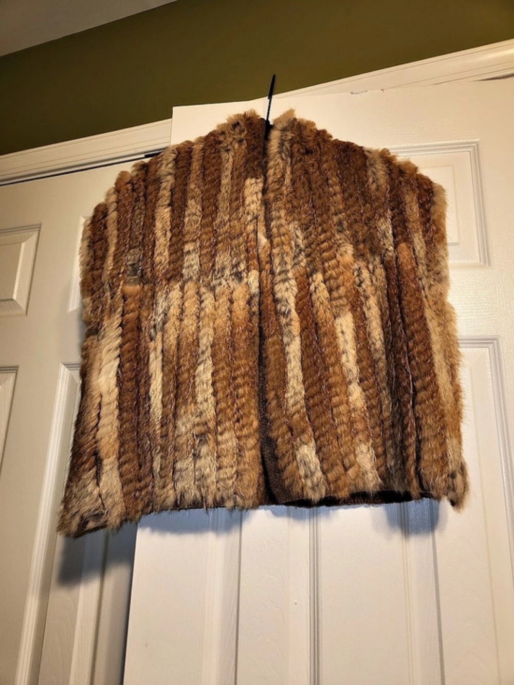 Marc by Marc Jacobs Rabbit Fur and Wool Knit Vest